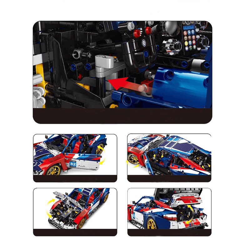 M4 DTM Track Coupe - Building Blocks Set | Power Brickz