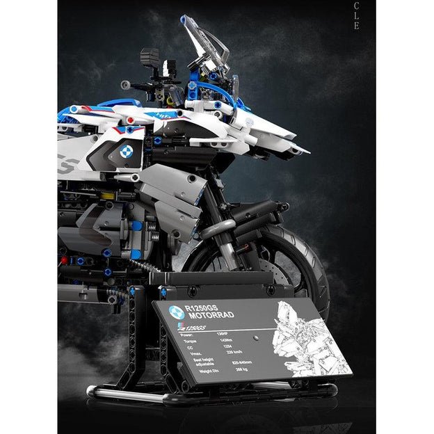 Adventure Touring Motorcycle - Building Set | Power Brickz