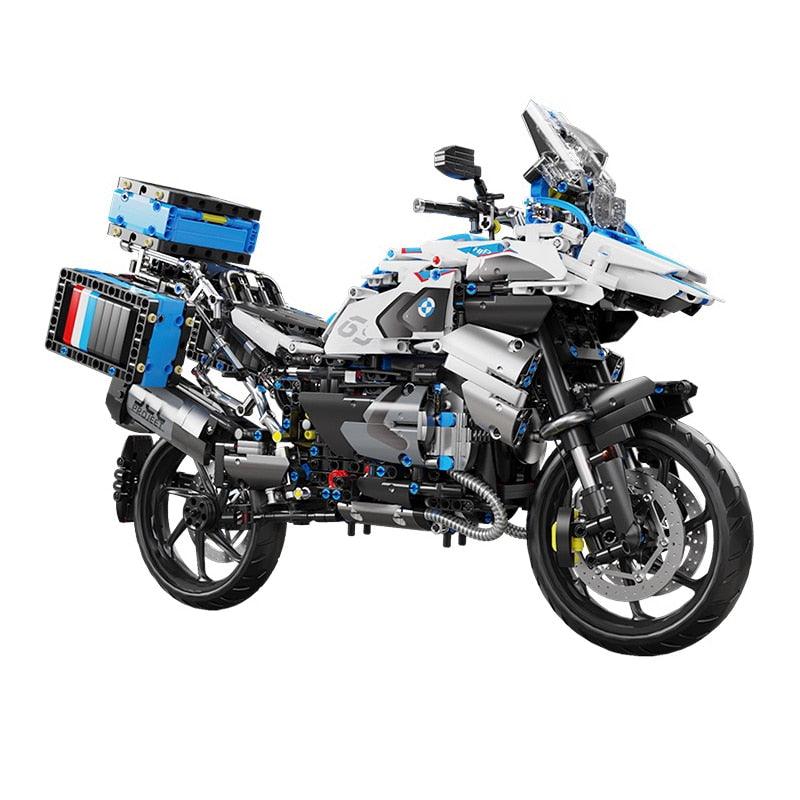 Adventure Touring Motorcycle - Building Set | Power Brickz