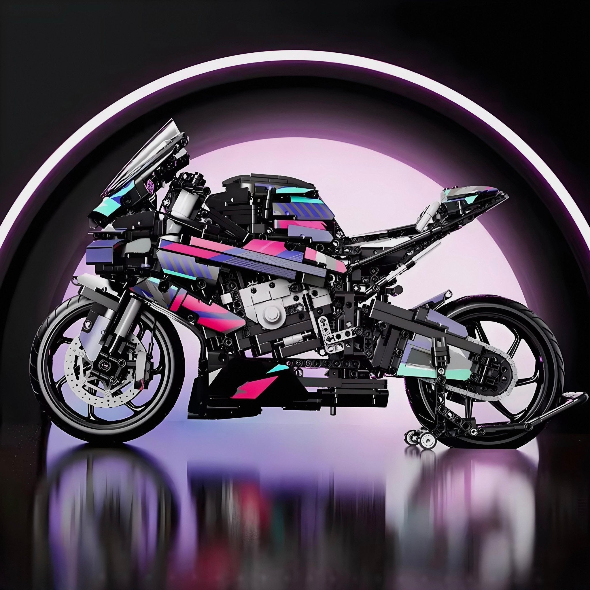 BMW S1000RR Cyberpunk - Building Set | Power Brickz