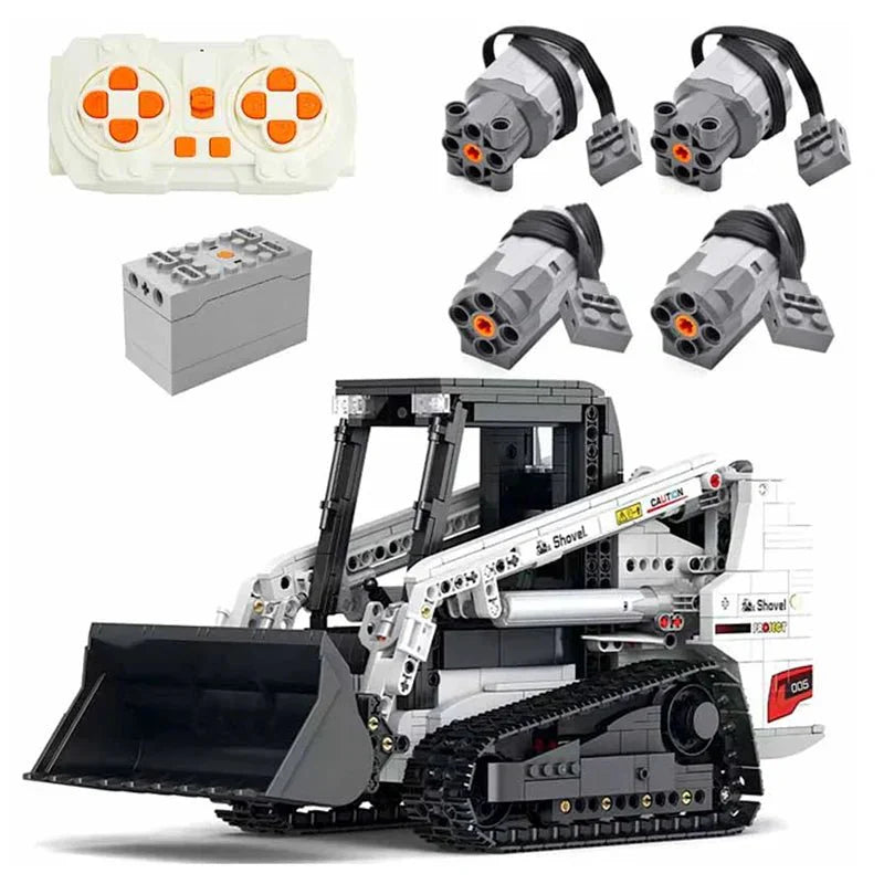 Compact Skid-Steer Loader - Building Set | Power Brickz