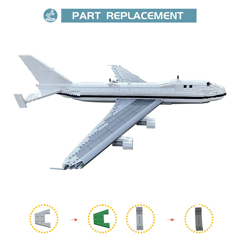 Boeing 747-100 - Building Set | Power Brickz