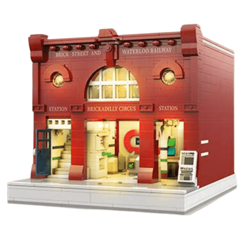Brickadilly Circus London Station - Building Set | Power Brickz