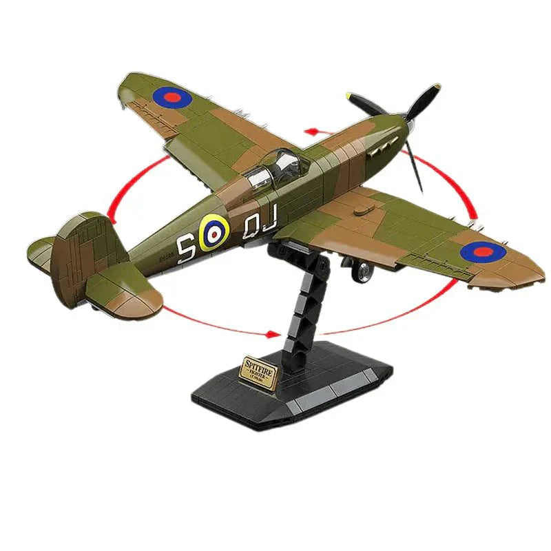 British Spitfire - Building Set | Power Brickz