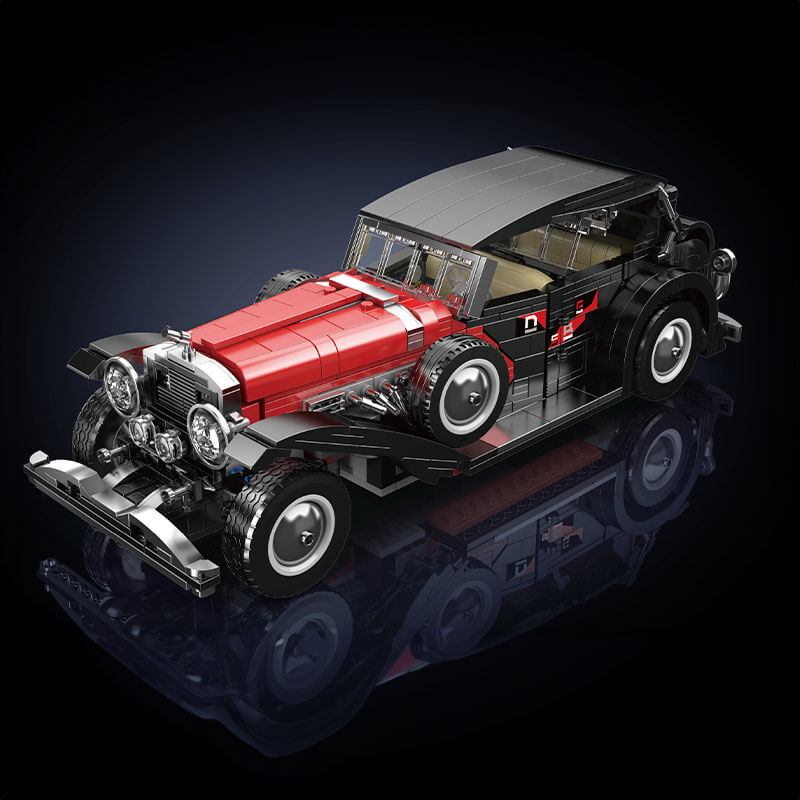 Classic British TLuxury Sedan - Building Blocks Set | Power Brickz