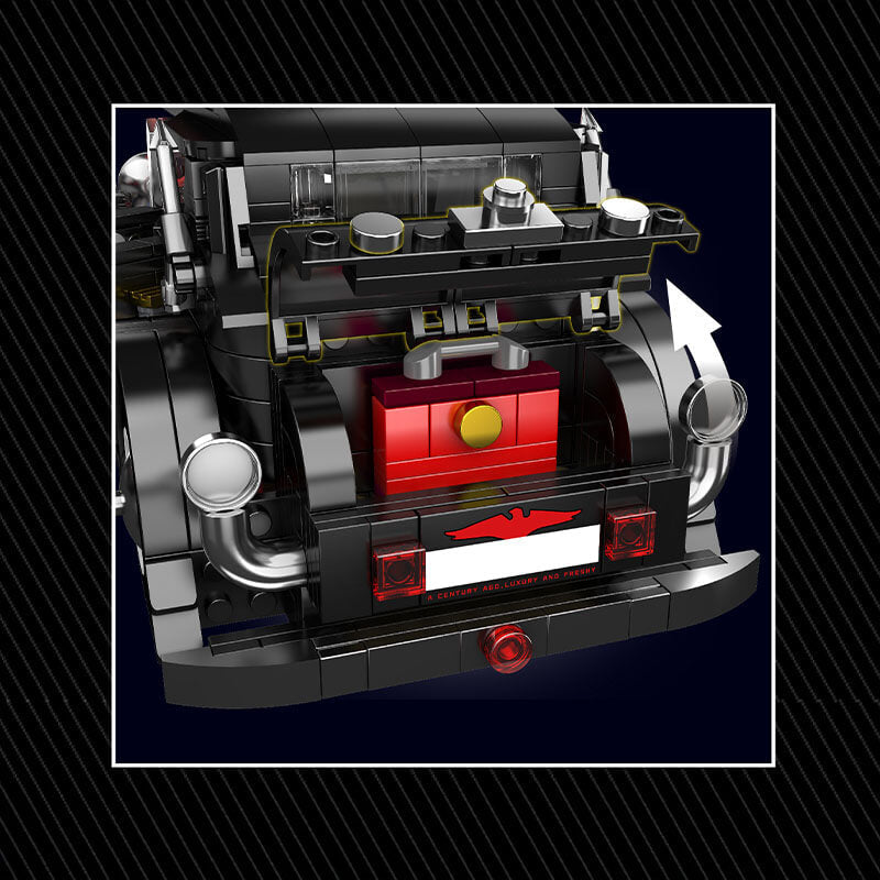 Classic British TLuxury Sedan - Building Blocks Set | Power Brickz