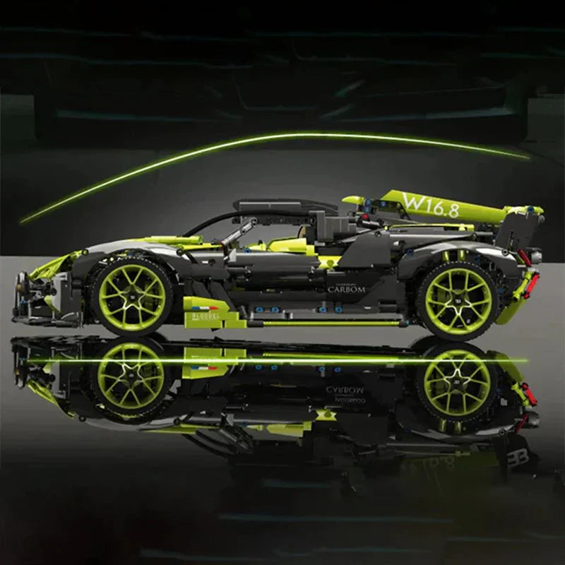 Track-Only WHypercar - Building Blocks Set | Power Brickz