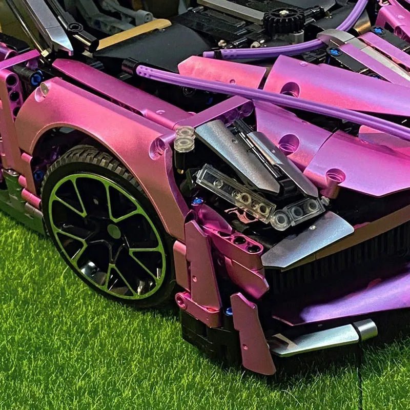 Track-Focused WHyper GT - Building Blocks Set | Power Brickz