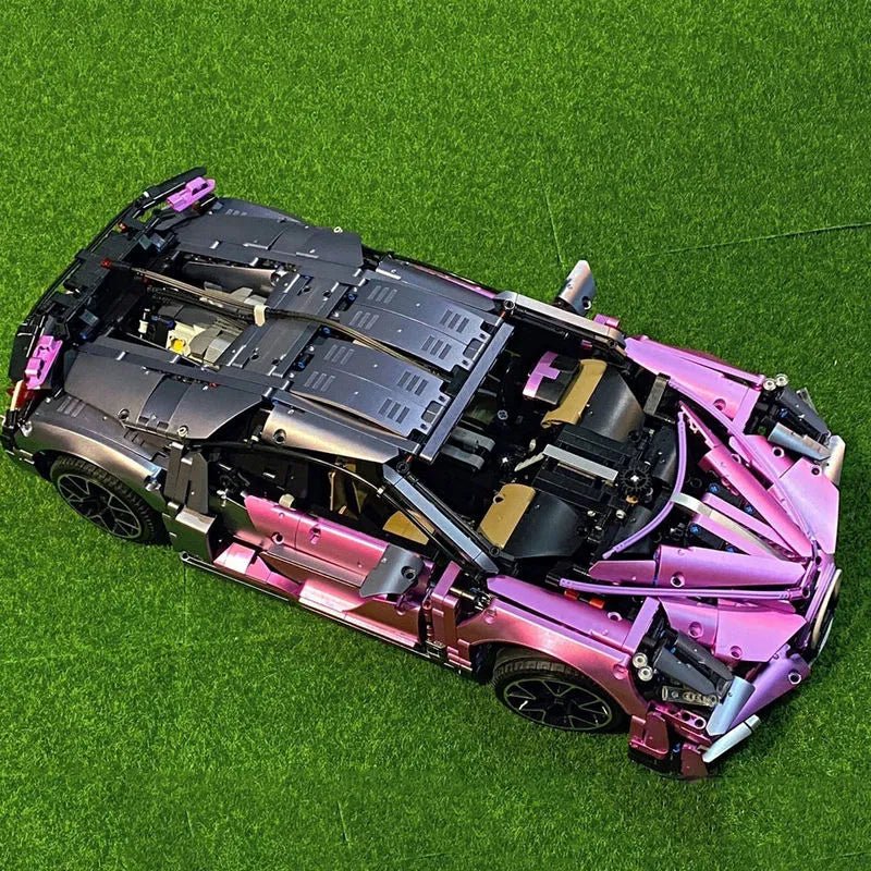 Track-Focused WHyper GT - Building Blocks Set | Power Brickz