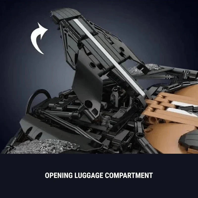 WVoiture Noire - Building Blocks Set | Power Brickz