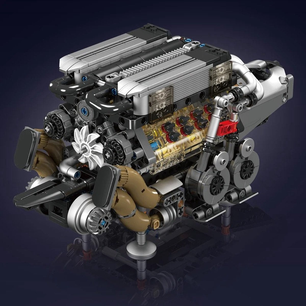Bugatti W16 Engine | 952pcs - Power Brickz