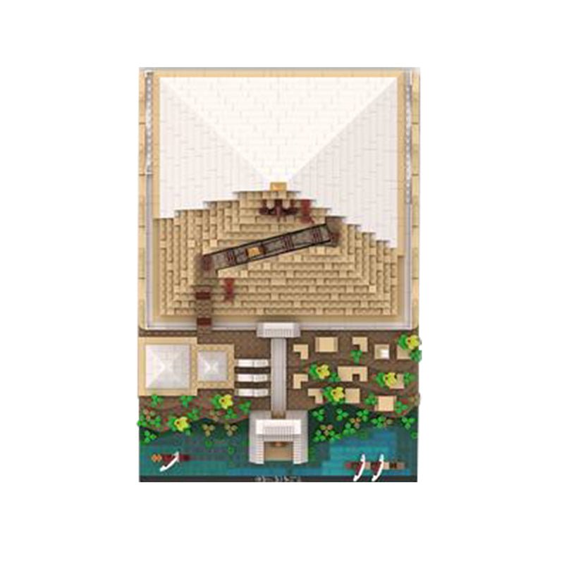 Building Of The Great Pyramid - Building Set | Power Brickz