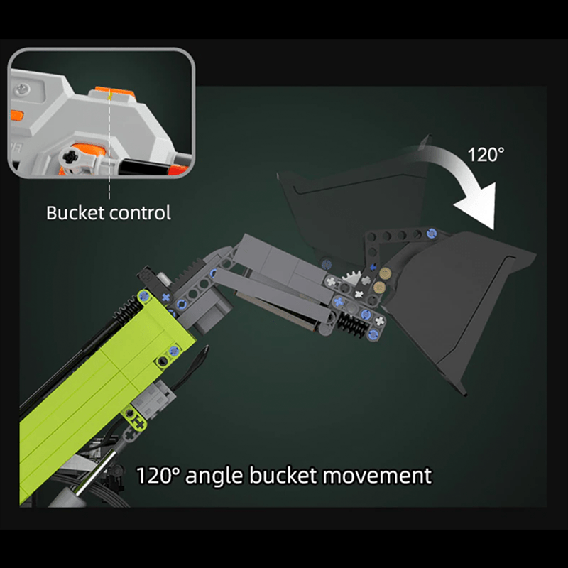 Cargo Loader Utility Vehicle - Building Set | Power Brickz