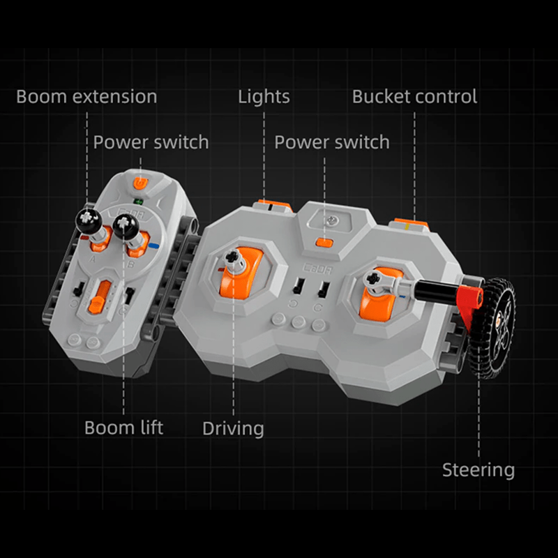 Cargo Loader Utility Vehicle - Building Set | Power Brickz