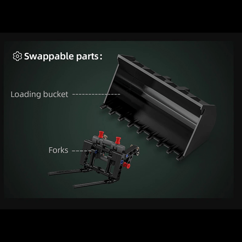 Cargo Loader Utility Vehicle - Building Set | Power Brickz