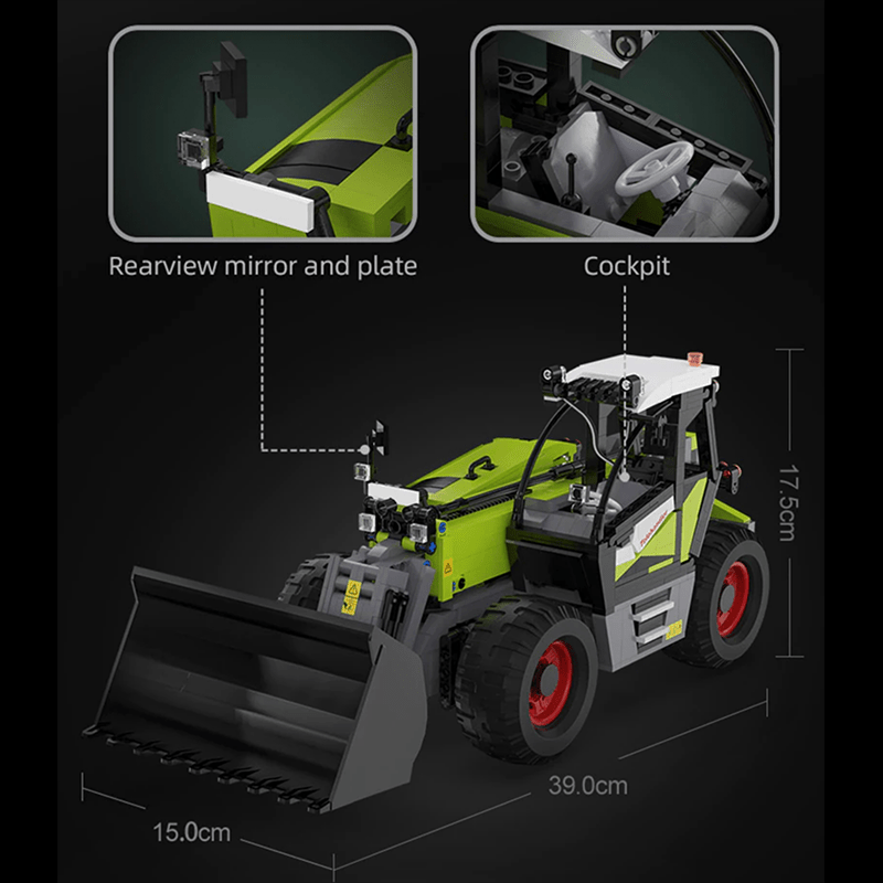 Cargo Loader Utility Vehicle - Building Set | Power Brickz