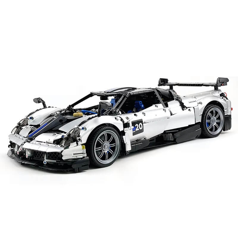 Carbon Aero Huayra BC Hypercar – brick-built display model made from building blocks