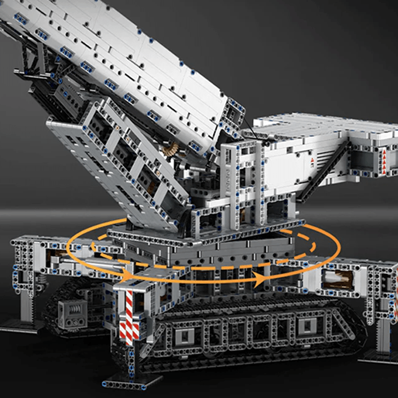 Motorized Heavy-Duty Crane - Building Set | Power Brickz