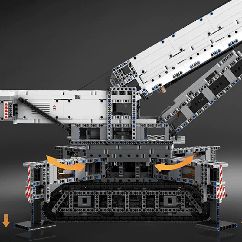 Motorized Heavy-Duty Crane - Building Set | Power Brickz