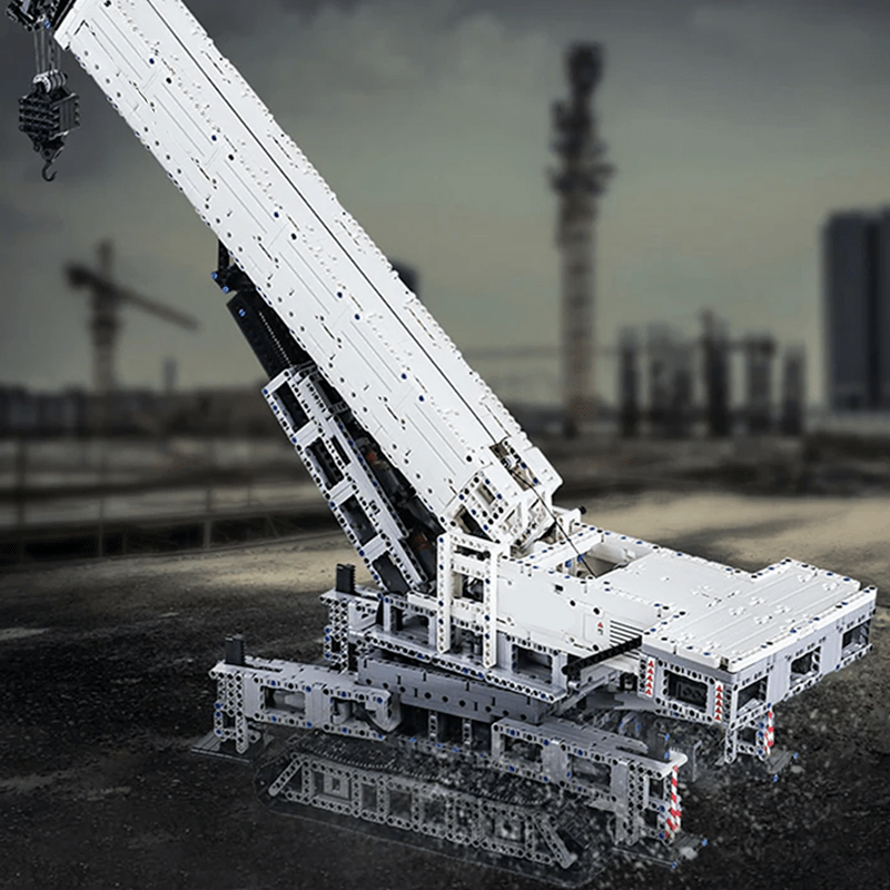 Motorized Heavy-Duty Crane - Building Set | Power Brickz