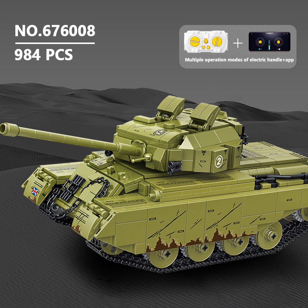 Centurion Main Battle Tank with Power Functions - Building Set | Power Brickz