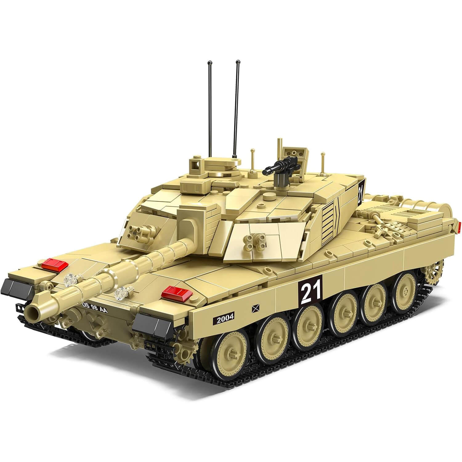 Challenger 2 Battle Tank RC - Building Set | Power Brickz