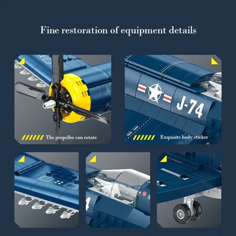 Chance Vought F4U Corsair | 1010pcs - Power Brickz