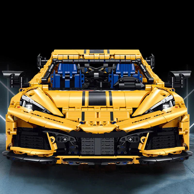 Mid-Engine American Supercar - Building Set | Power Brickz