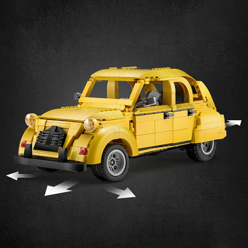 Vintage Citroen 2CV - Building Blocks Set | Power Brickz