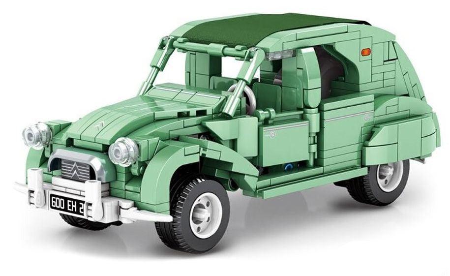 Classic French City Car - Building Blocks Set | Power Brickz