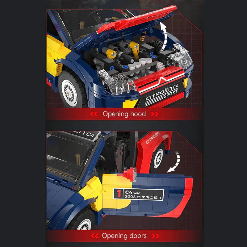 Citroen WRC Rally - Building Blocks Set | Power Brickz