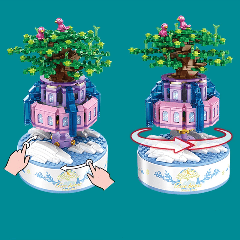 City in the Sky Music Box - Building Set | Power Brickz