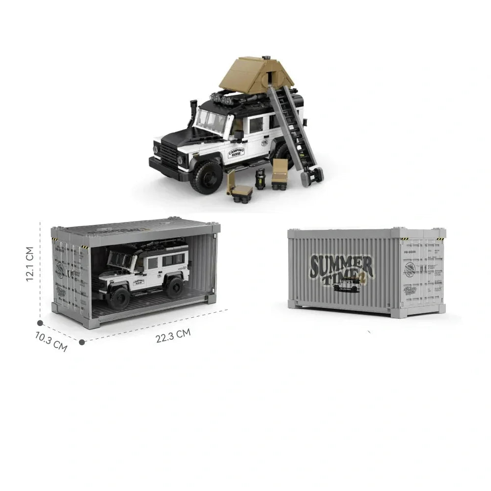 Classic Defender 4x4 Adventure - Building Blocks Set | Power Brickz