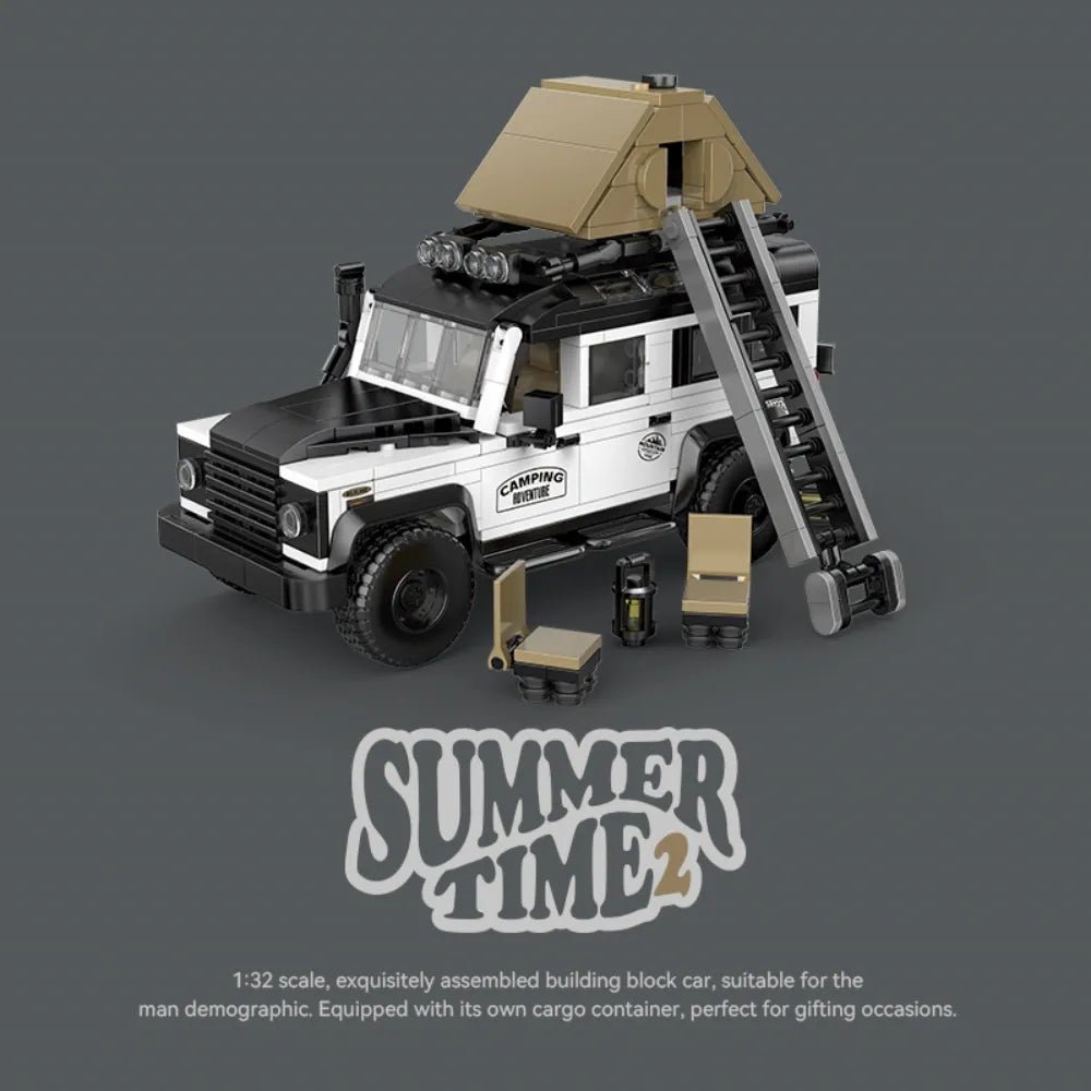 Classic Defender 4x4 Adventure - Building Blocks Set | Power Brickz