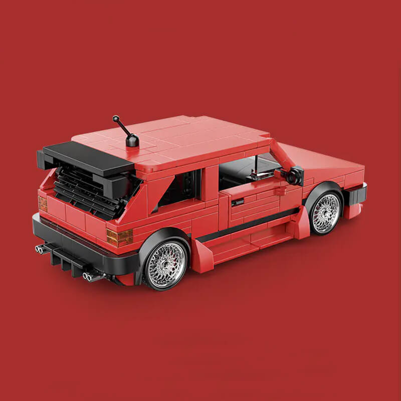 Classic Retro Golf MKII Hatchback - Building Blocks Set | Power Brickz
