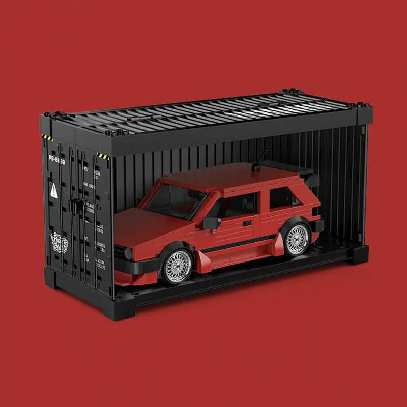 Classic Retro Golf MKII Hatchback - Building Blocks Set | Power Brickz