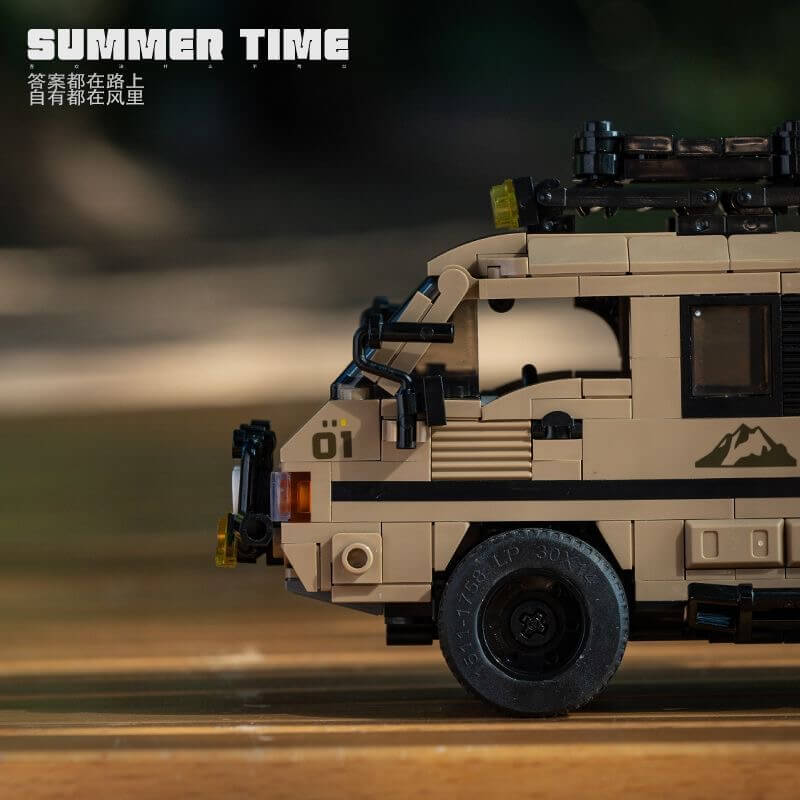 Compact 4x4 Camper Van - Building Blocks Set | Power Brickz