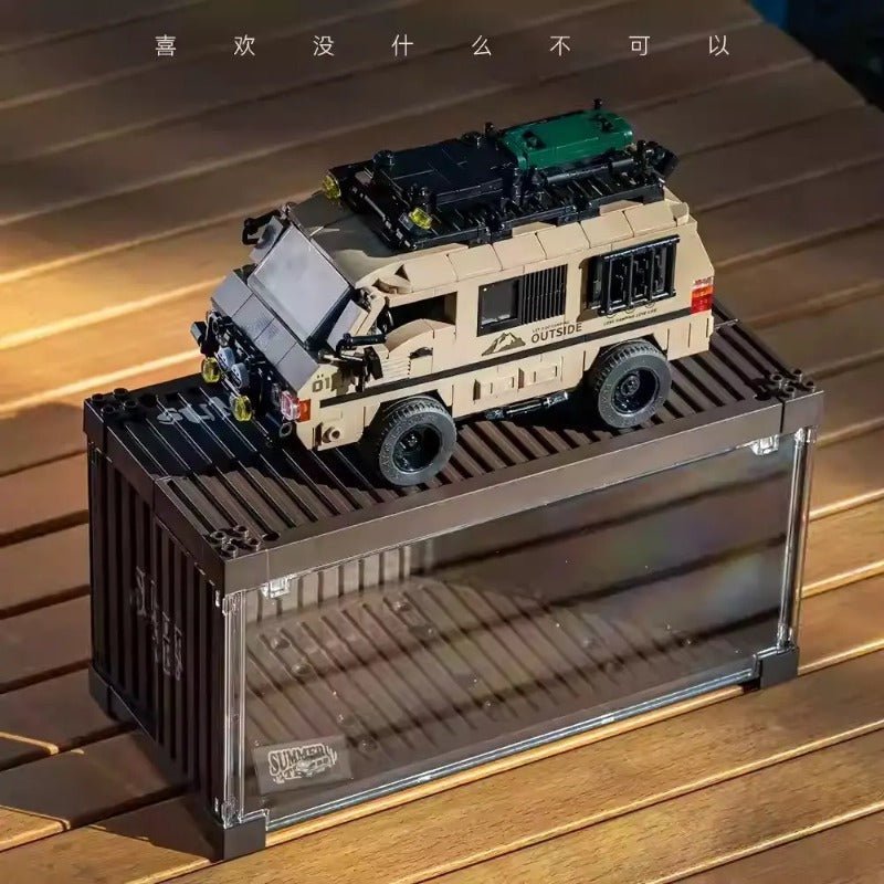 Compact 4x4 Camper Van - Building Blocks Set | Power Brickz