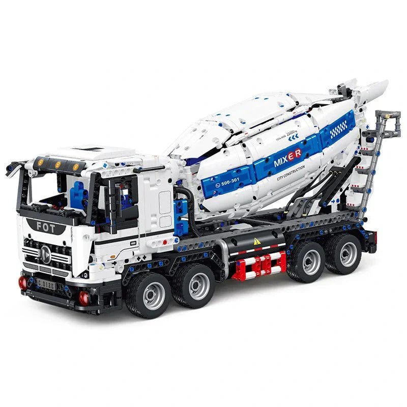 Concrete Mixer Truck - Building Blocks Set | Power Brickz