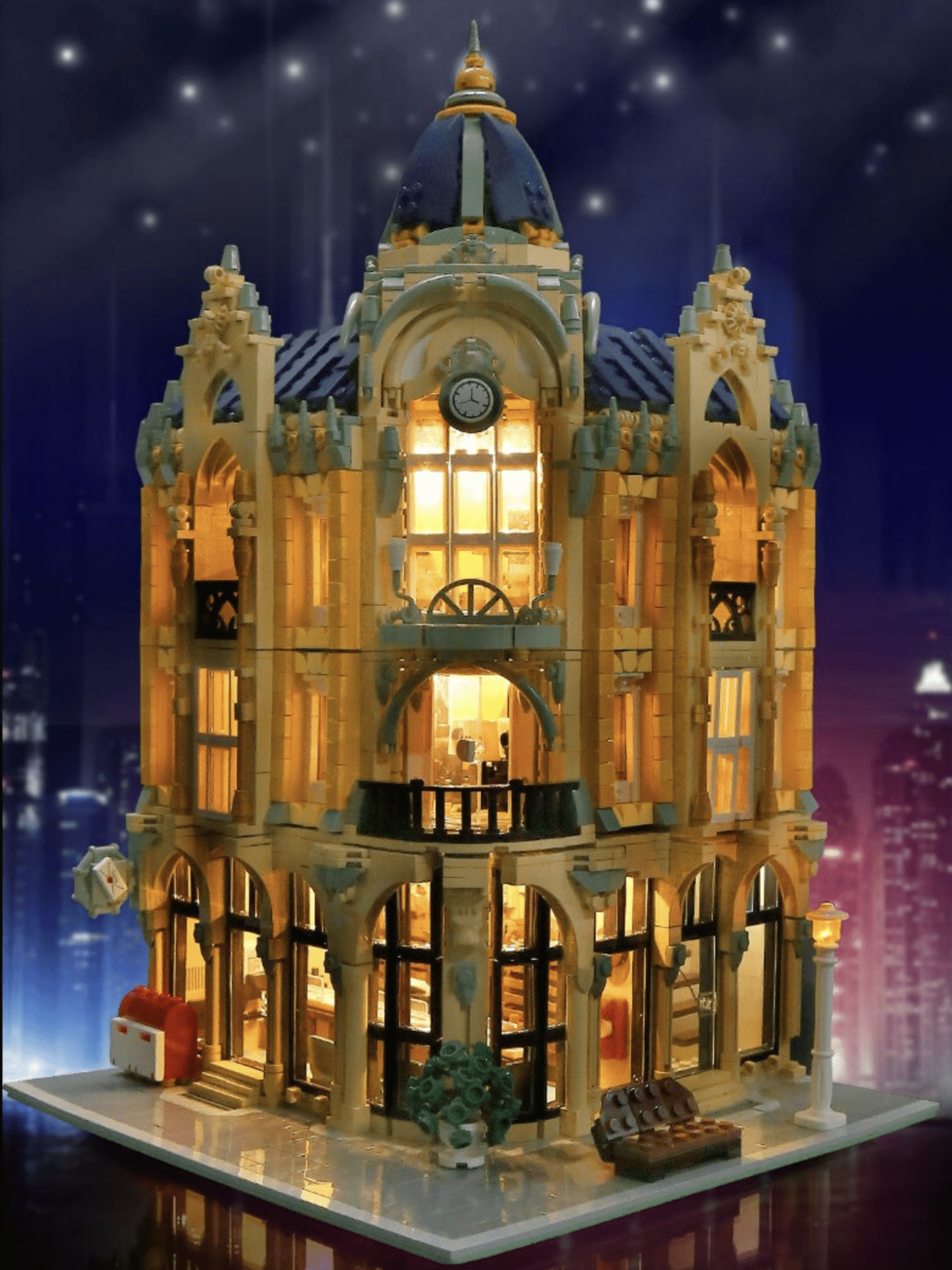 Corner Post Office - Building Set | Power Brickz