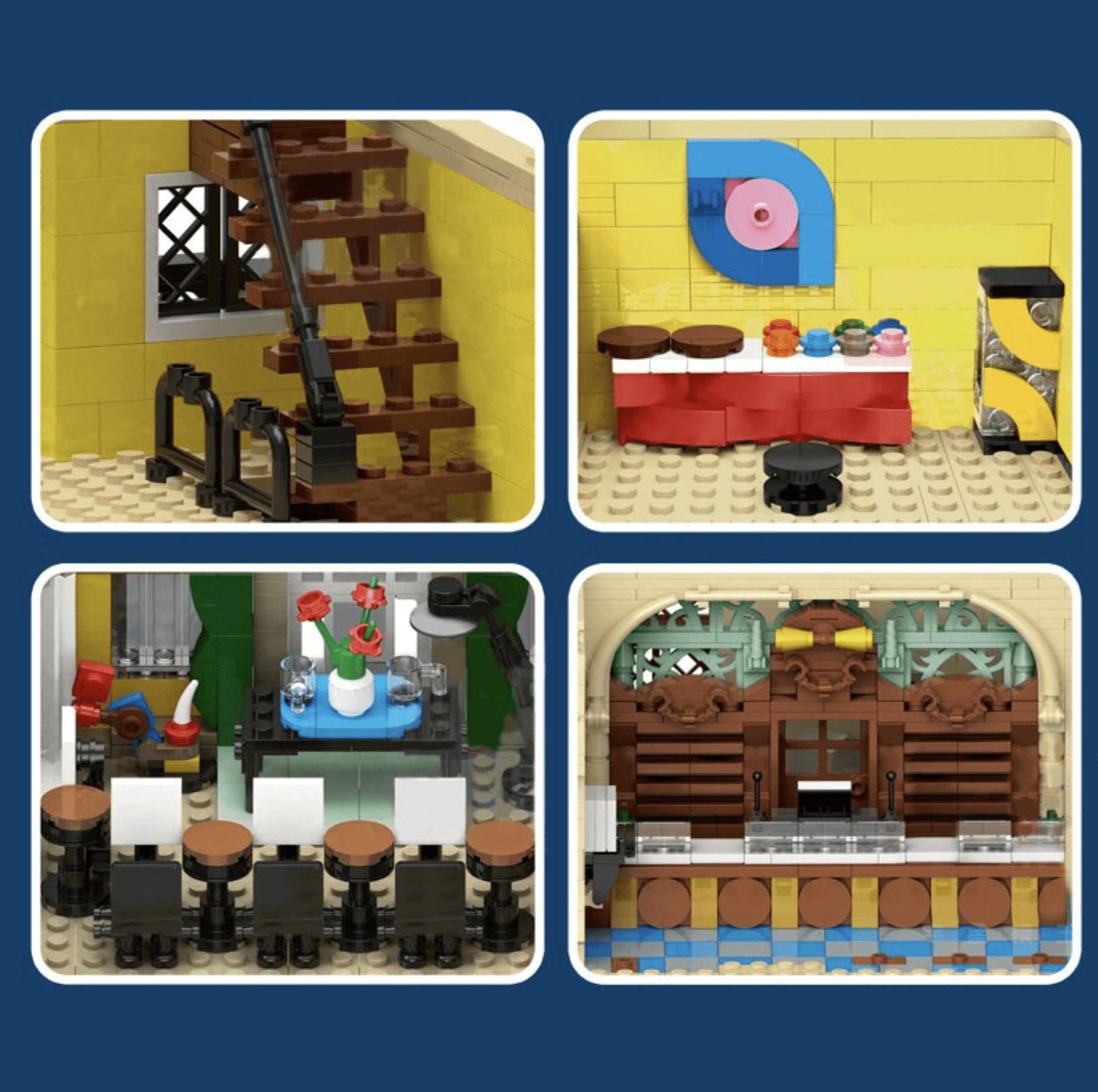Corner Post Office - Building Set | Power Brickz