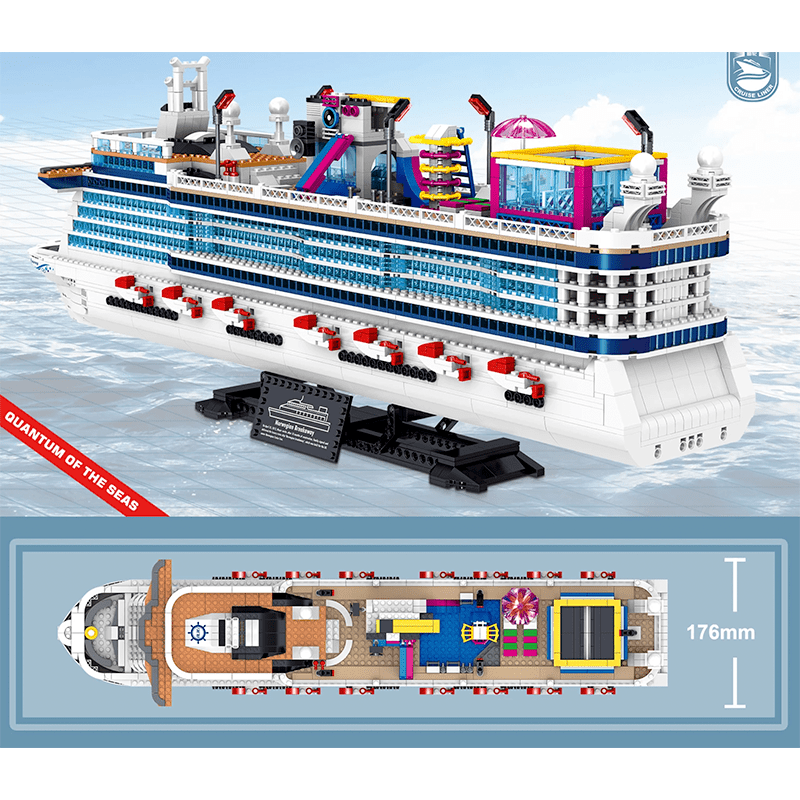 Cruise Liner - Building Set | Power Brickz