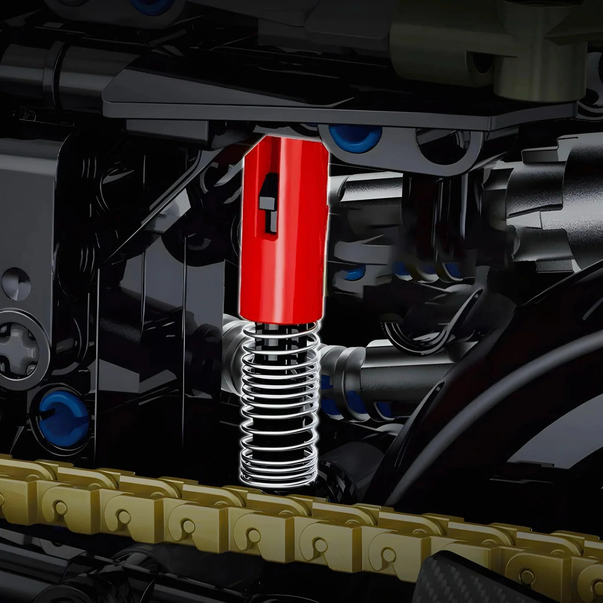 Custom V-Twin Chopper - Building Set | Power Brickz