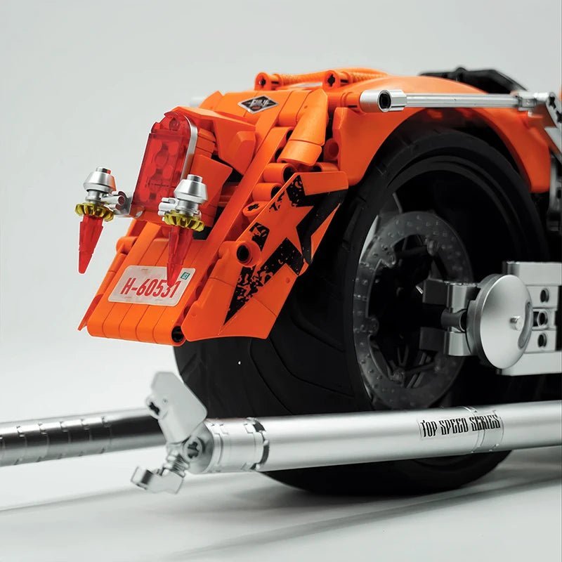 Custom V - Twin Street Bagger | 2392pcs - Power Brickz