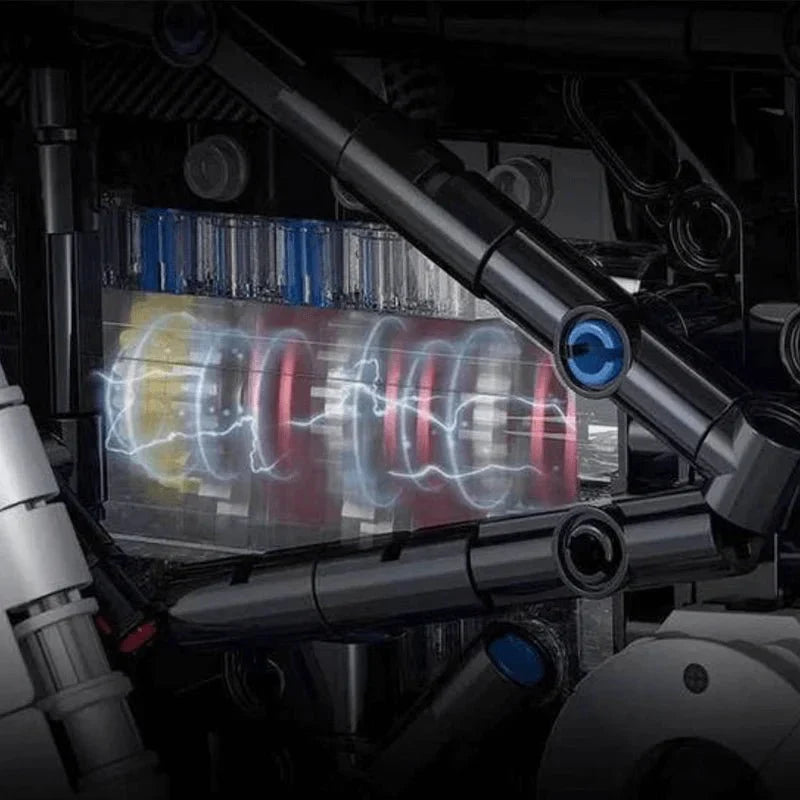 Cyberpunk Street Bike - Building Set | Power Brickz