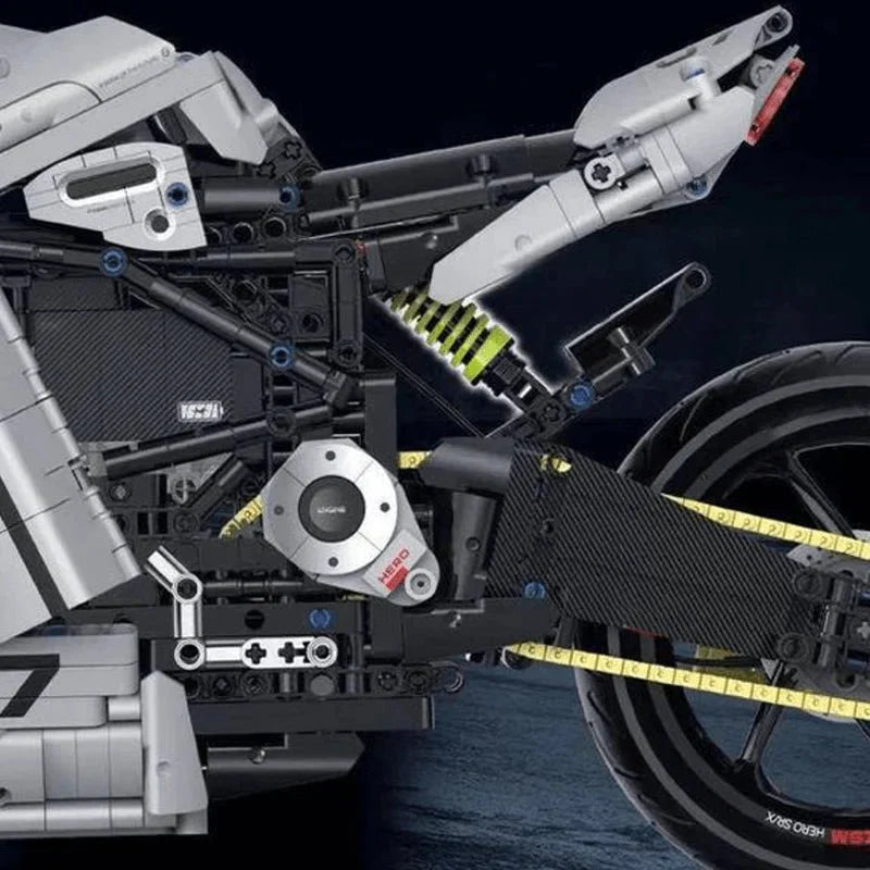 Cyberpunk Street Bike - Building Set | Power Brickz