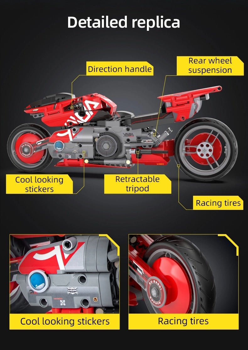 Cyberpunk CT - 3X Street Machine | 451pcs - Power Brickz