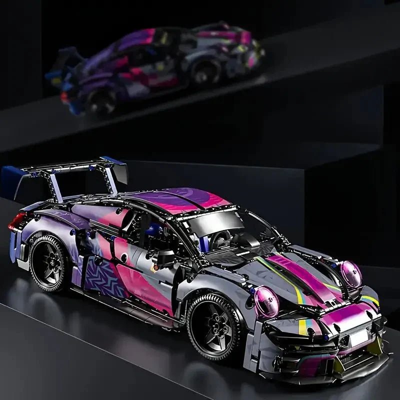 CyberpunkGT Race Coupe - Building Blocks Set | Power Brickz