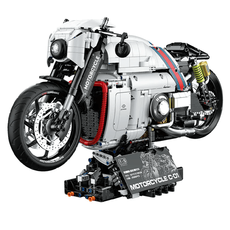 Cyberpunk Mecha Sport Bike - Building Set | Power Brickz