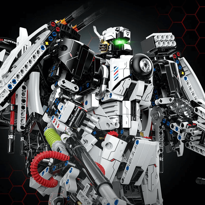 Cyberpunk Mecha Sport Bike - Building Set | Power Brickz